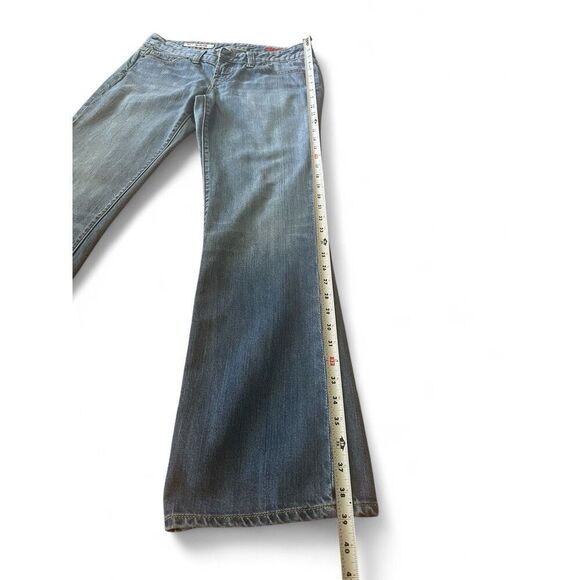 American Eagle X2 Women’s Slim Bootcut Jeans Size 6 Medium Wash Low Rise Stretch - Picture 4 of 7